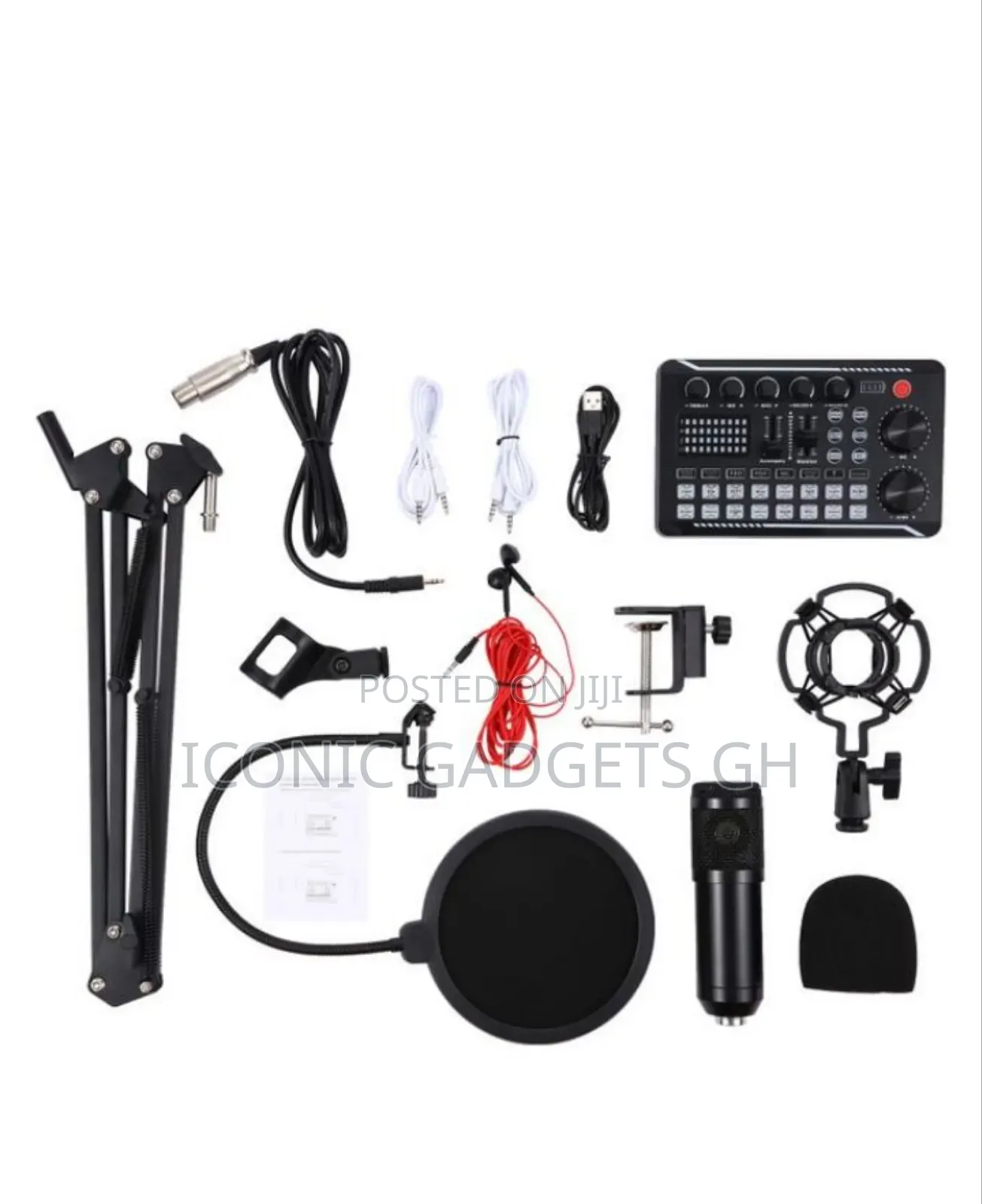 Professional Studio Podcasting and Livestream Console Set