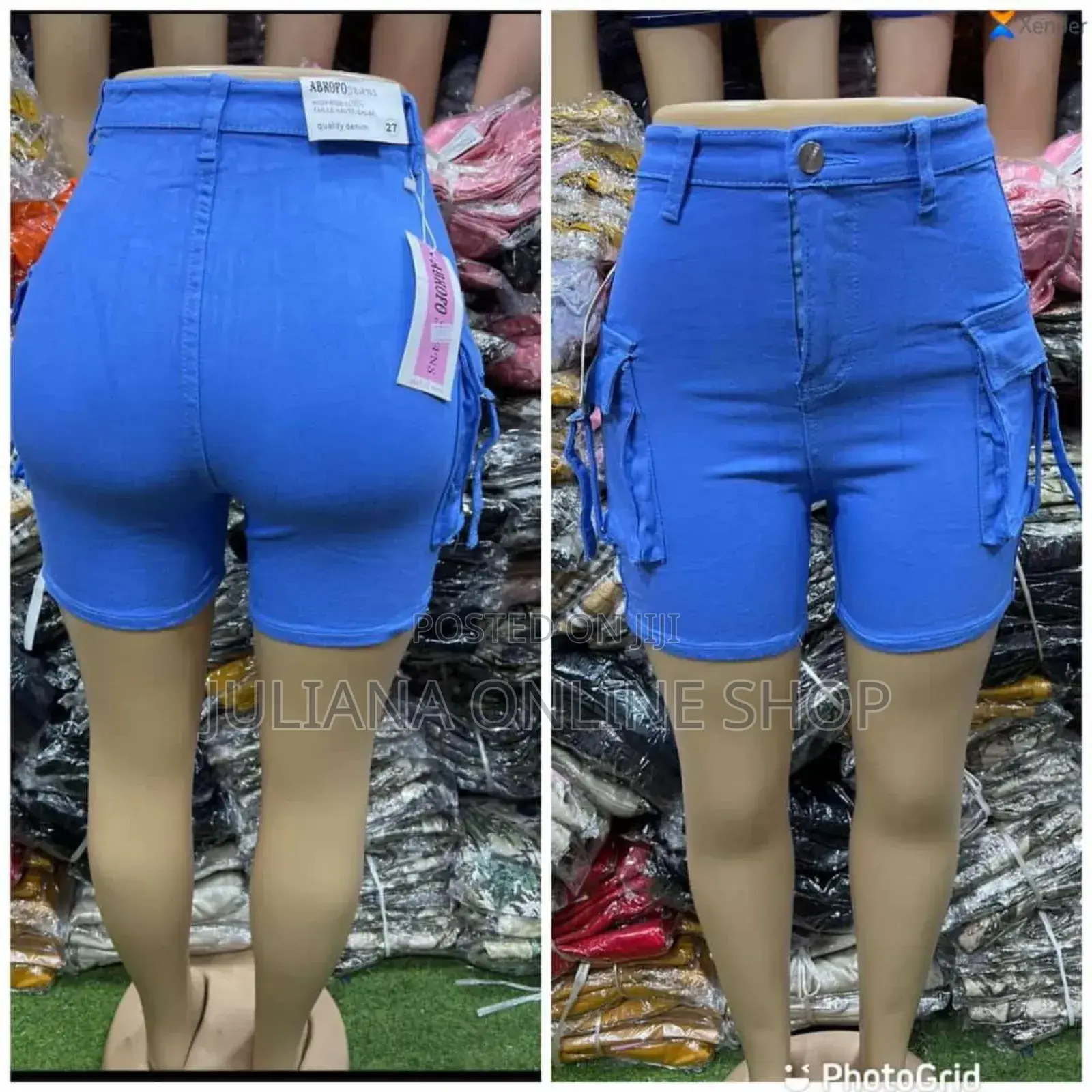 Ladies High Waisted Shorts
