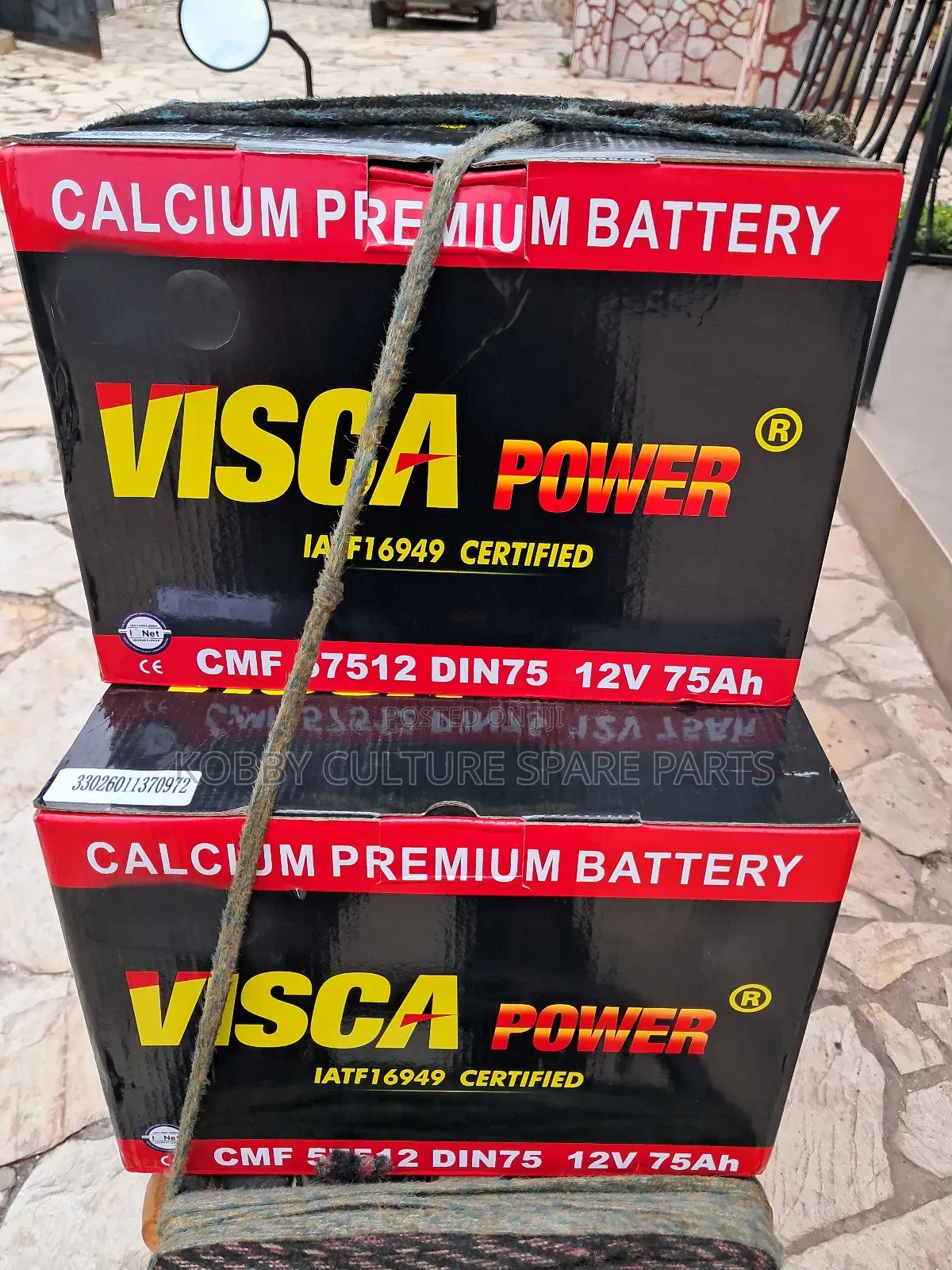 Original Visca Battery [15 Plate ] Available for All Cars