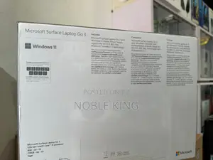New Laptop Microsoft Surface Laptop Go 2 8GB Intel Core I5 SSD 256GB
