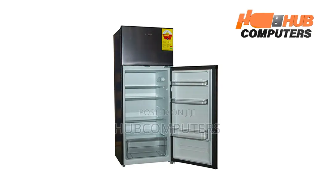 Midea-MDRT-294fg Midea Top Double Fridge Silver 201ltr