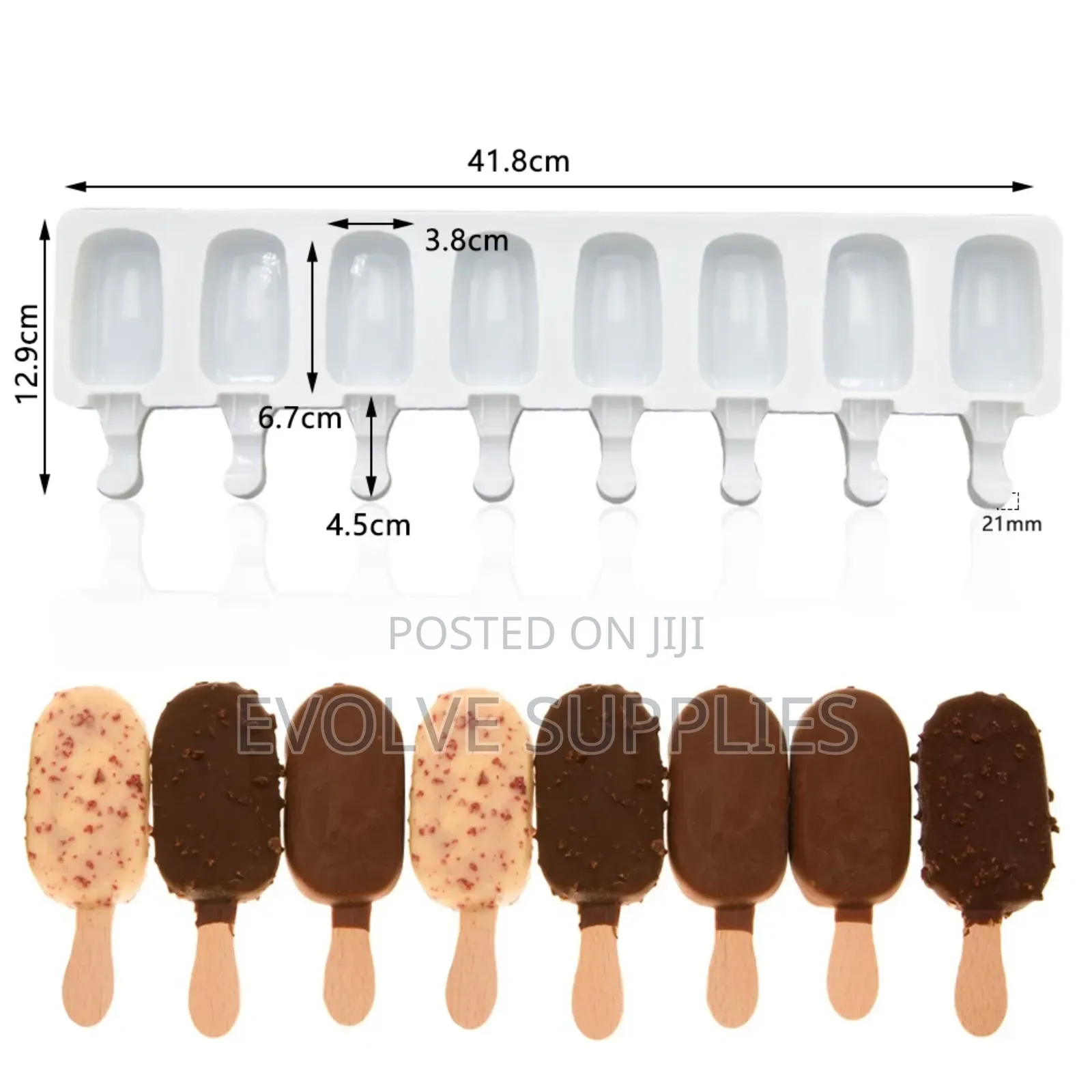 8 Slot Ice Cream Mould