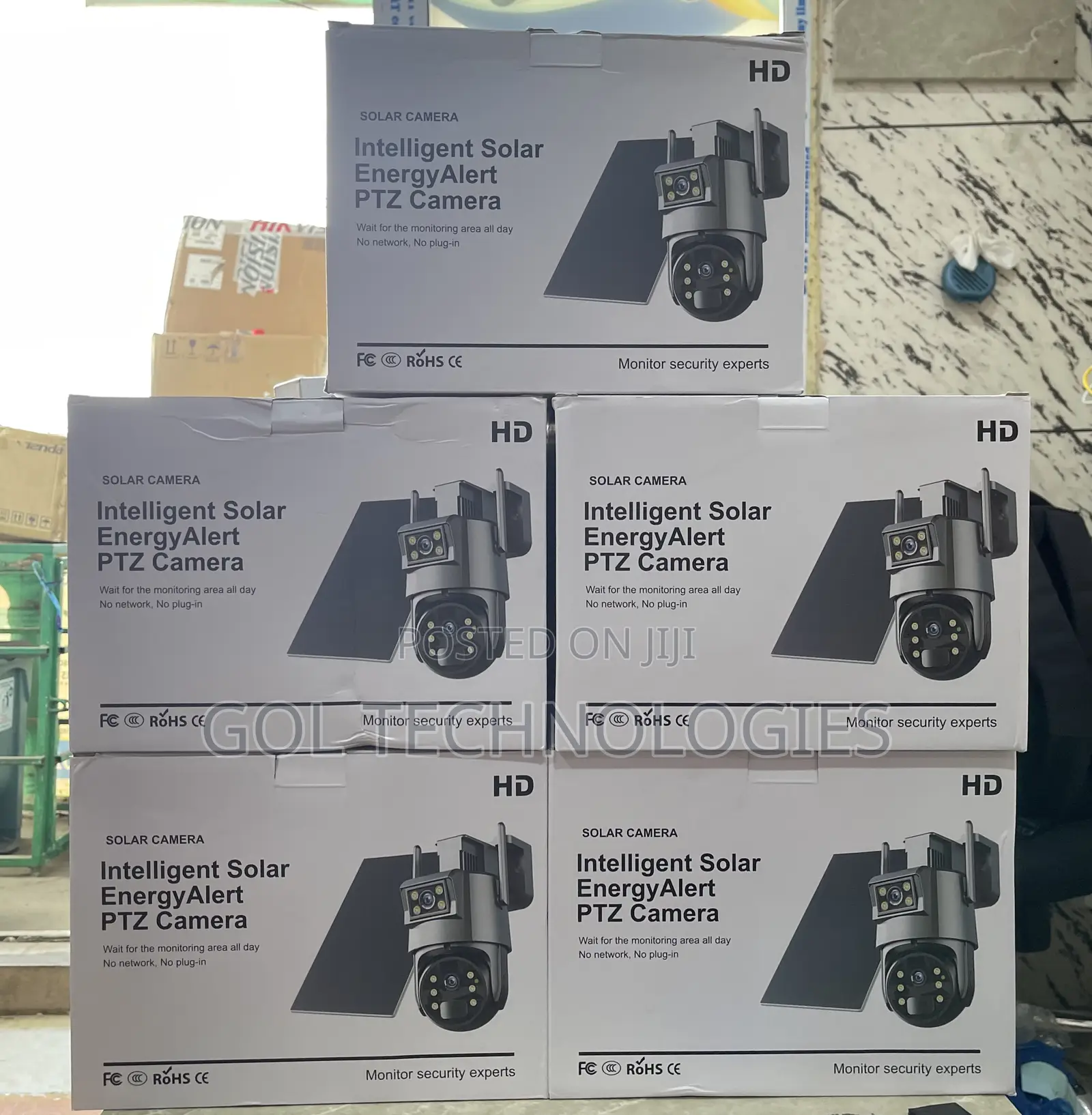 Dual Lens Intelligent 4g Solar Camera Ubox App