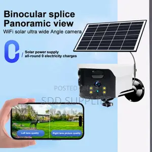 Durable Battery And Large Panel Solar Sim Security Camera