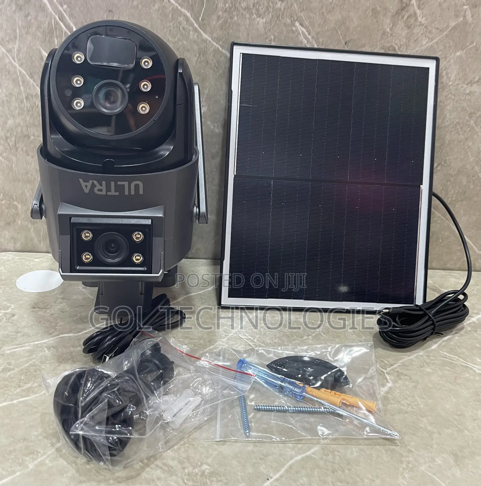 Dual Lens Intelligent 4g Solar Camera Ubox App