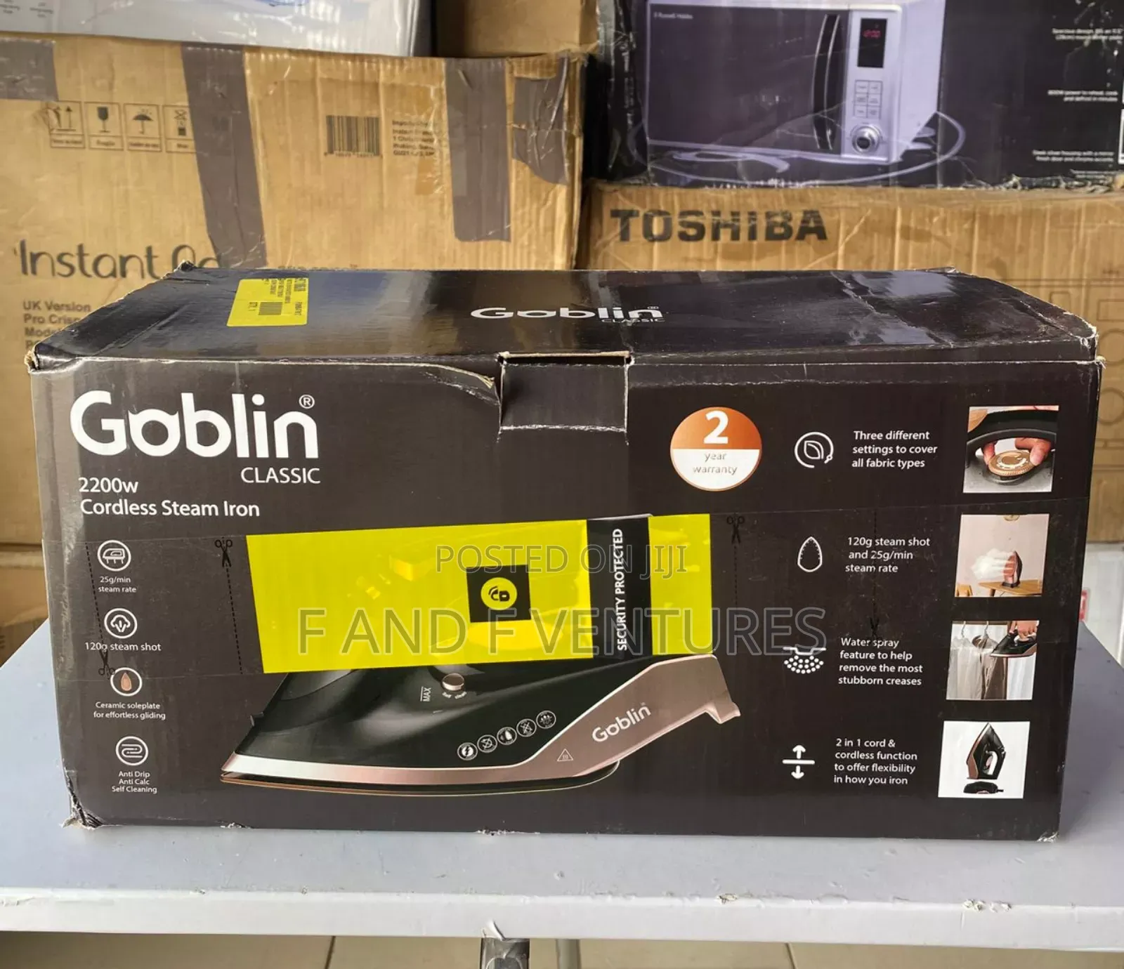 Goblin Classic Steam Iron- UK