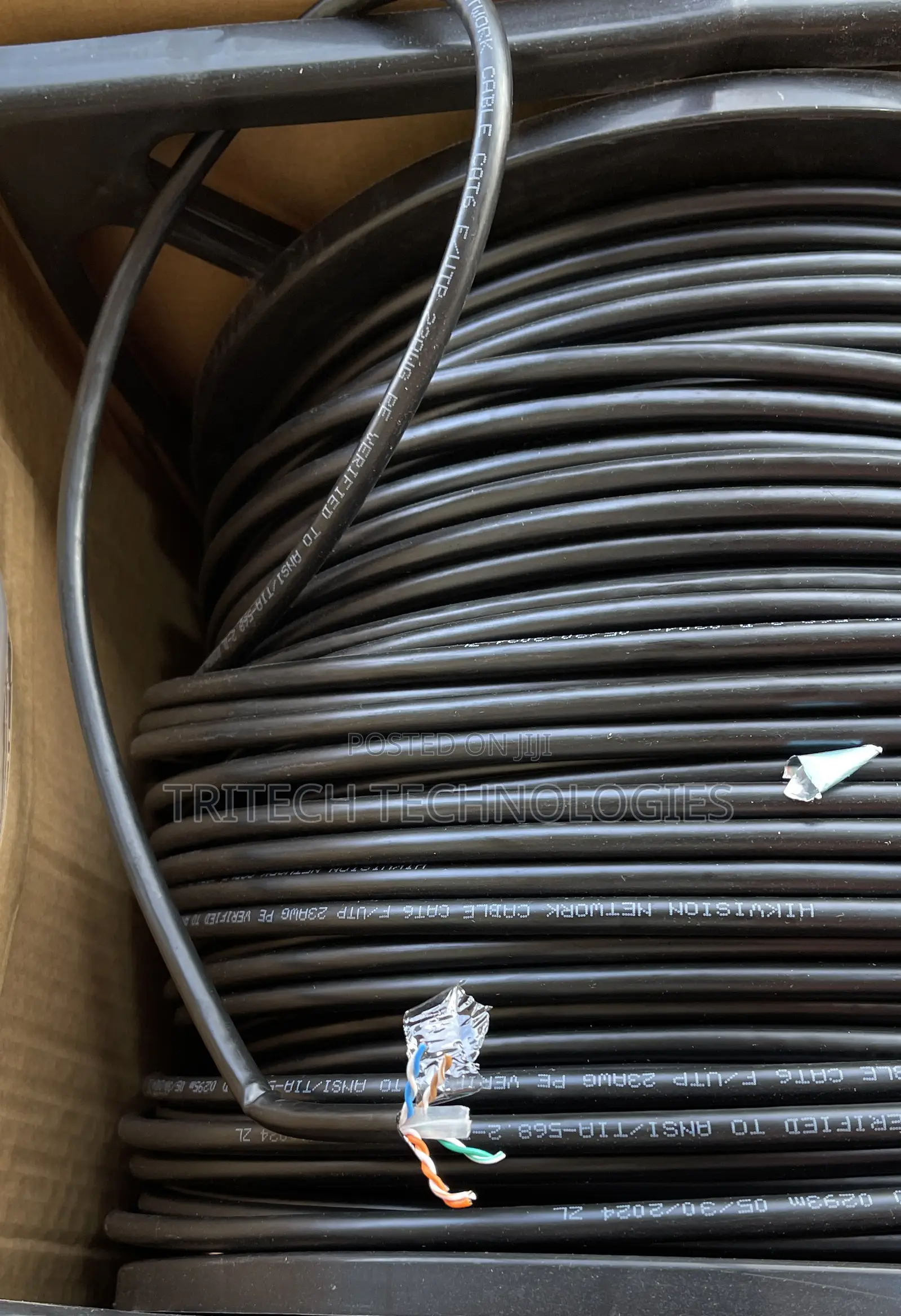 Hivision Cat6 Outdoor Network Cabie 305m (Solid Pure Copper)