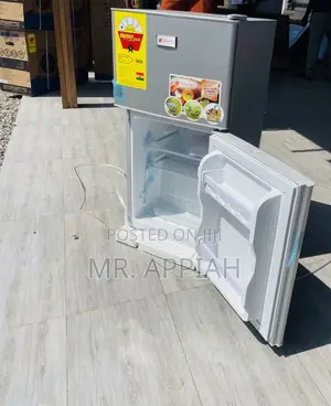 Well Design Galaxy Double Door Table Top Fridge(Gray) 