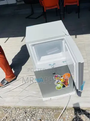 Fabulous Galaxy Double Door Table Top Fridge(Gray).