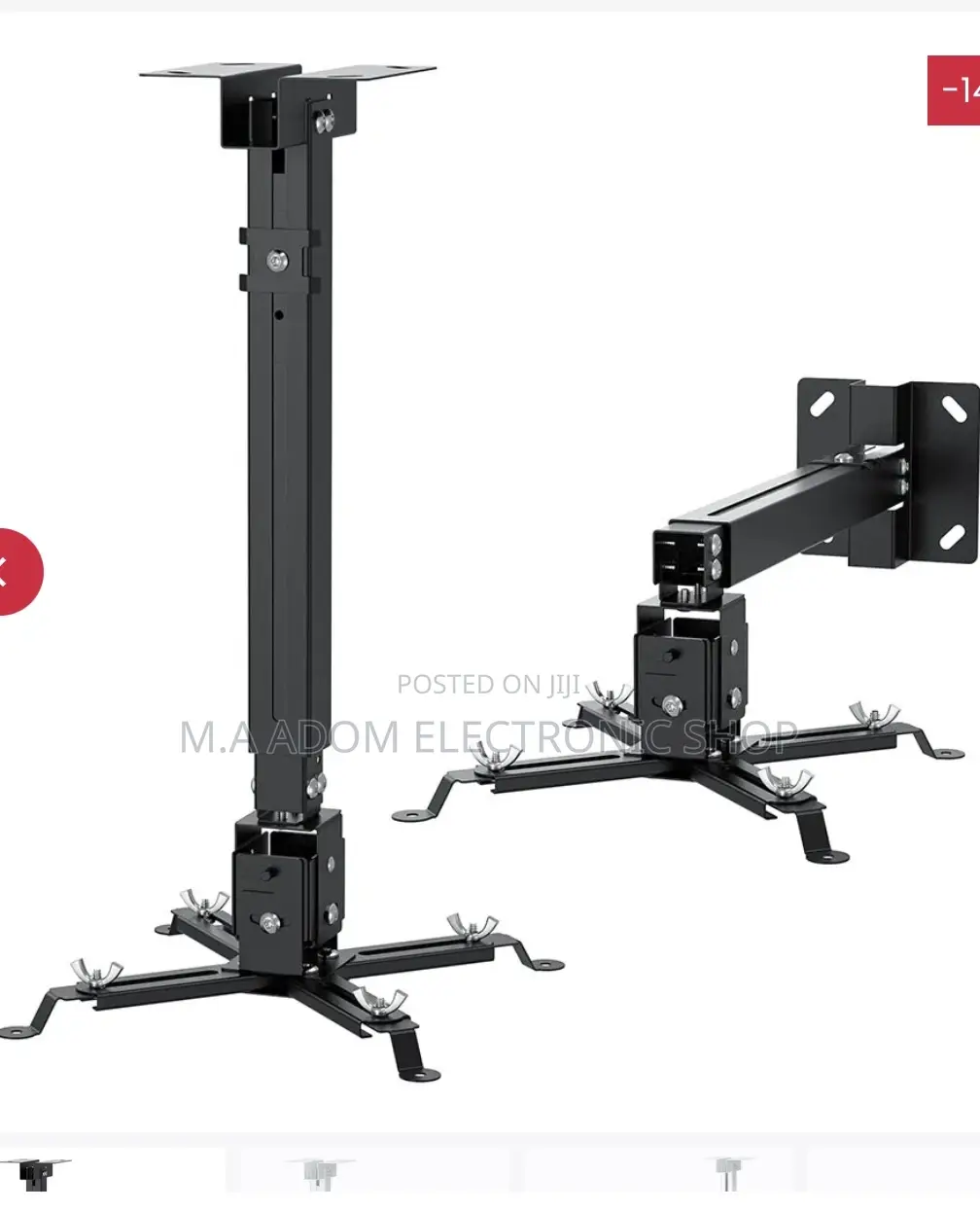 Authentic Projector Mount Black Very Affordable