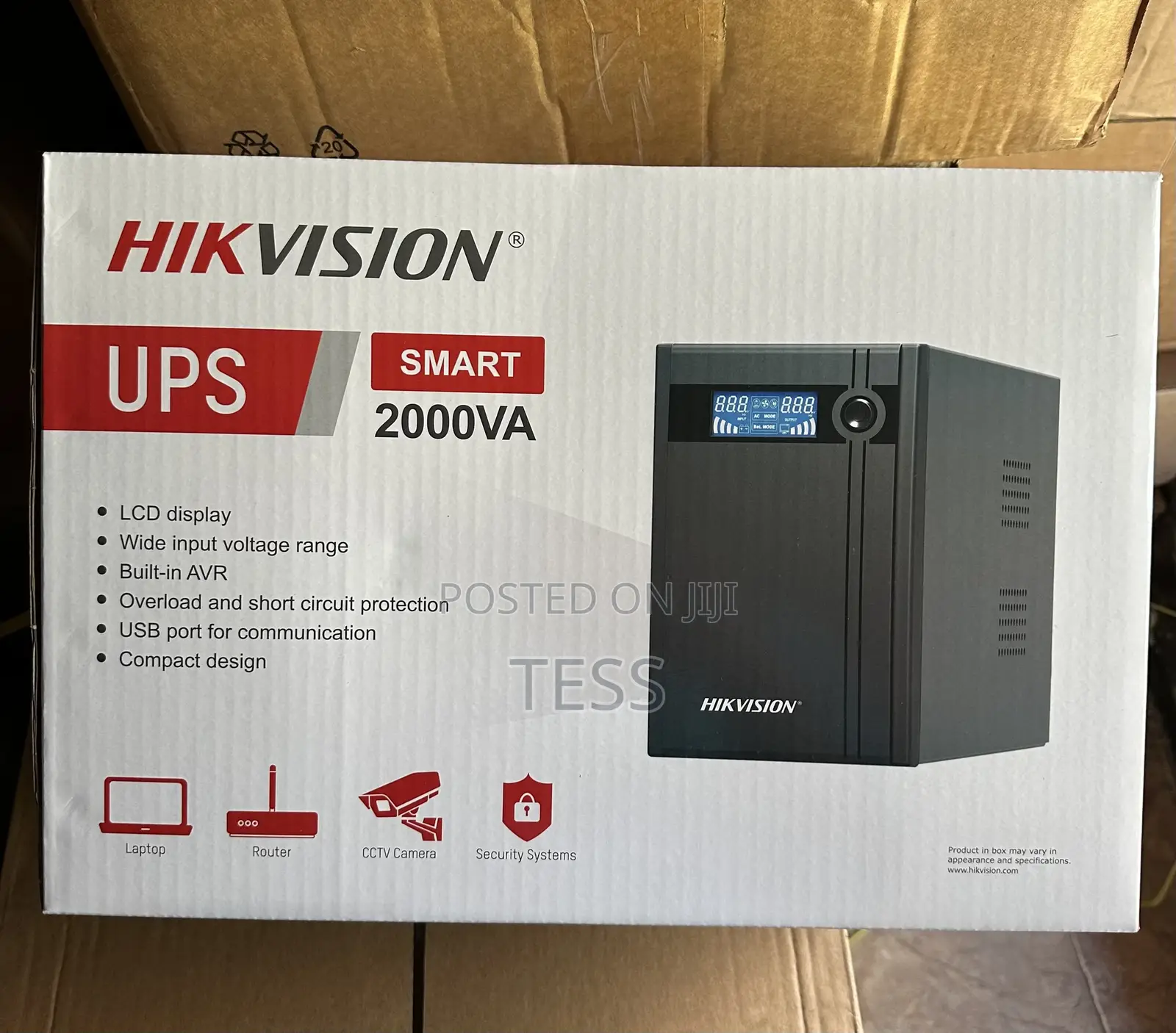 Hikvision Ups 2000va (2kva) LCD Display Built-in Avr