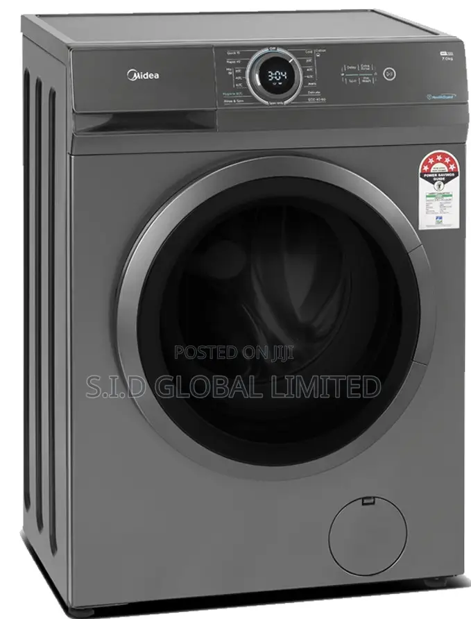 Wash Dirty Cloth With Midea Front Load Washing Machine 7kg
