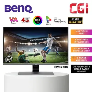 Benq UHD HDR10 Built in Speakers+ Type C Usb