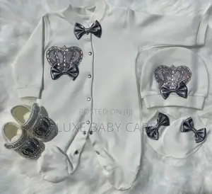 Newborn Home Coming Crown Layette Set.