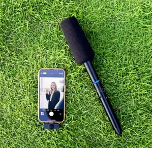 Wireless Interview Microphone for Phones and DSLR Cameras