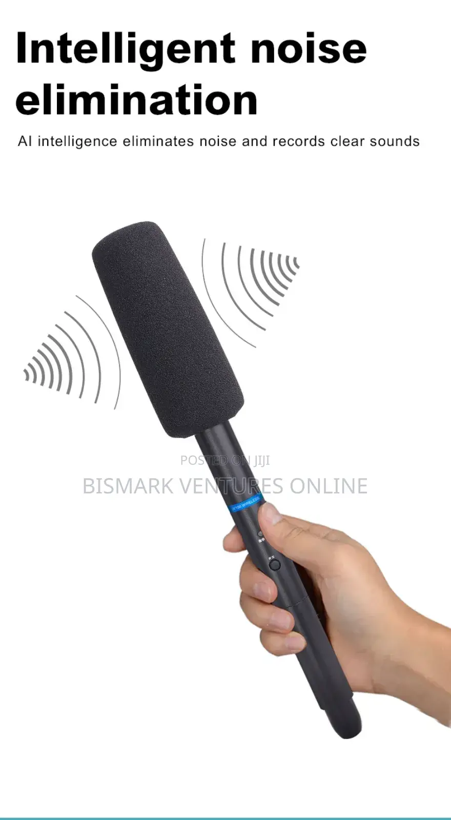 Wireless Interview Microphone for Phones and DSLR Cameras