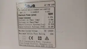 Solar Panel 180w Mono Christmas Promotions