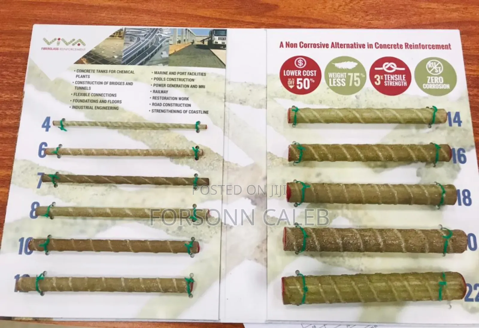Fiberglass Reinforcement Bars