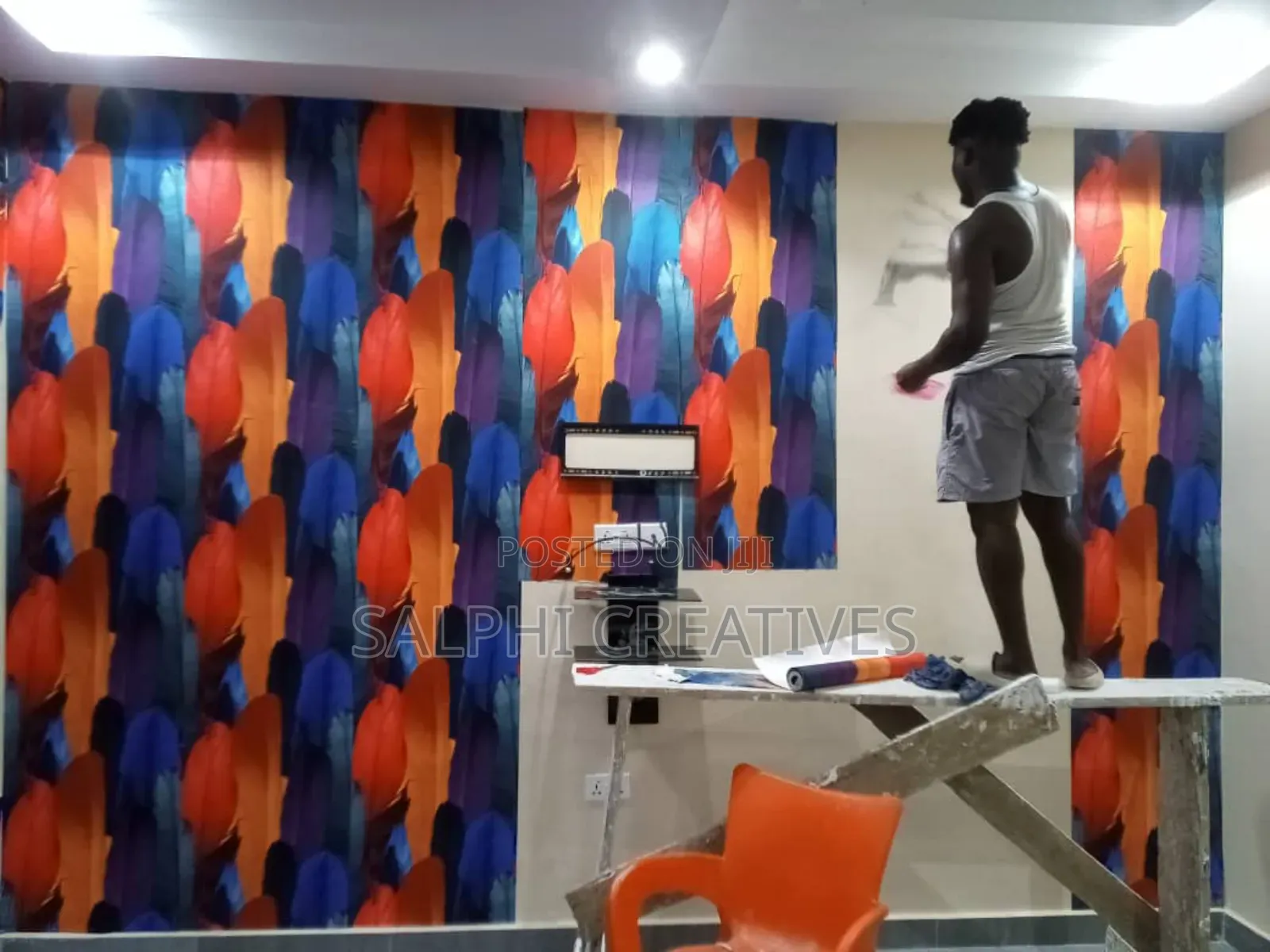 Wall Paper Instalation Pasting