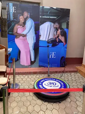 360 Photobooth, Magazine Booth, Audio Guestbook,Water
