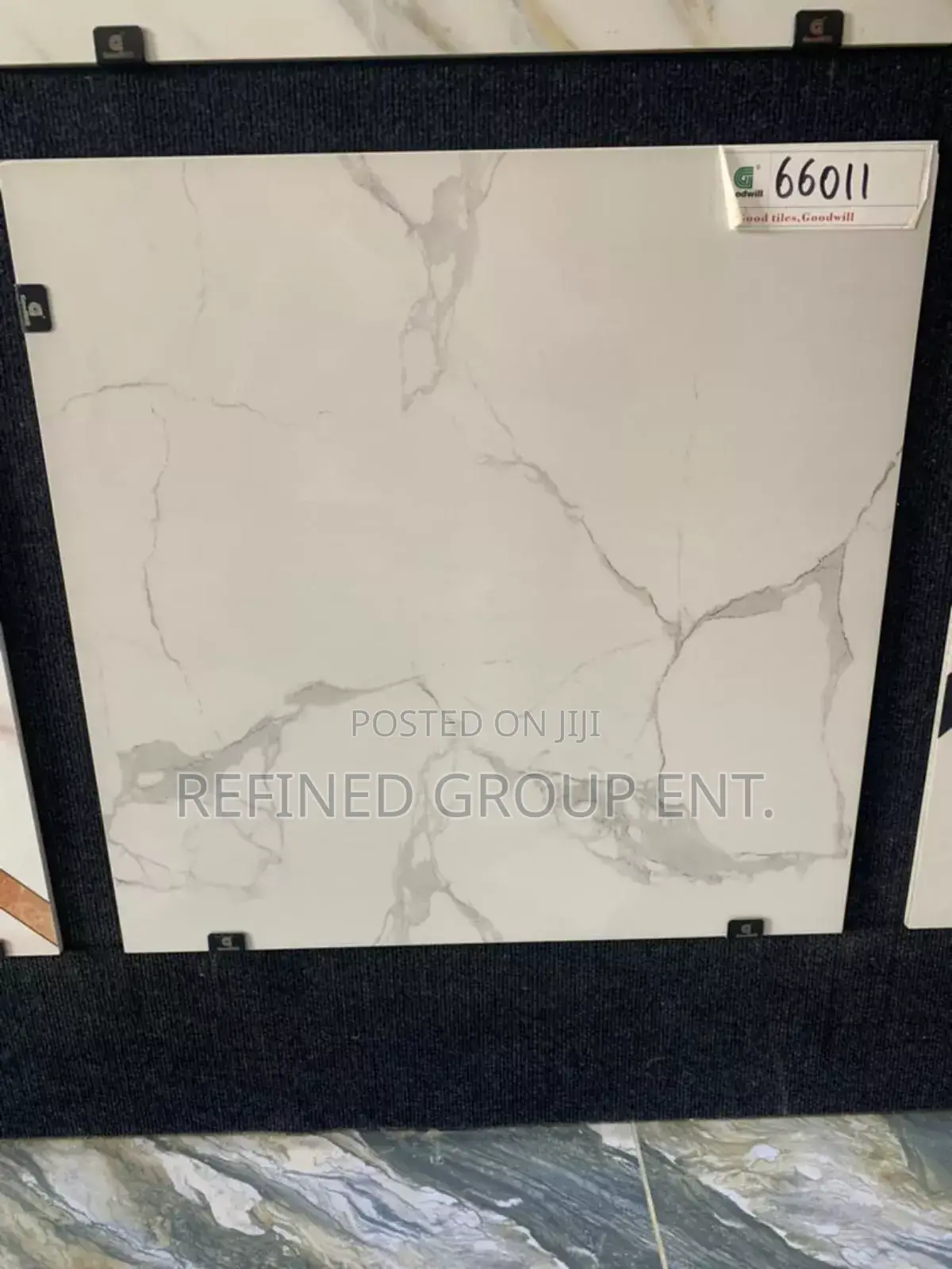 Made in Ghana Tile 60/60cm Polished. Grade 1