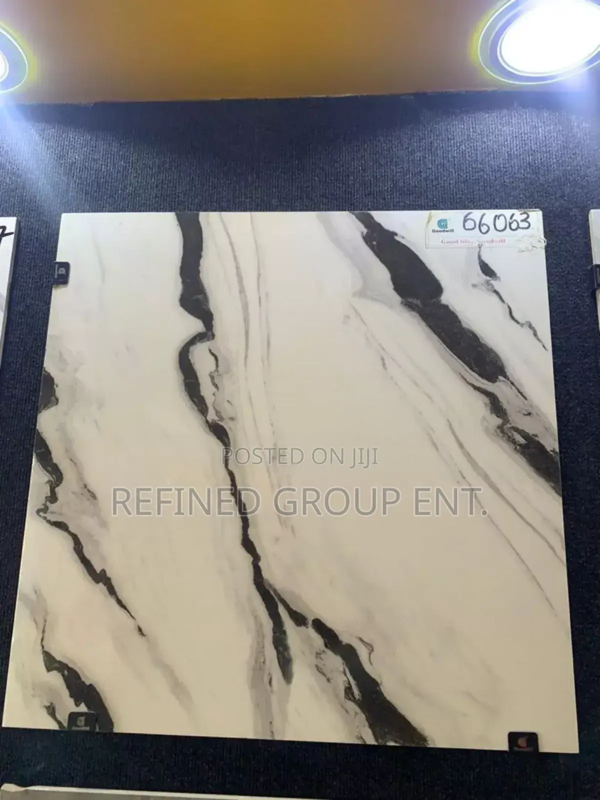 Made in Ghana Tile 60/60cm Polished. Grade 1