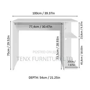 Gaming Computer Desk (With 2 Shelves)