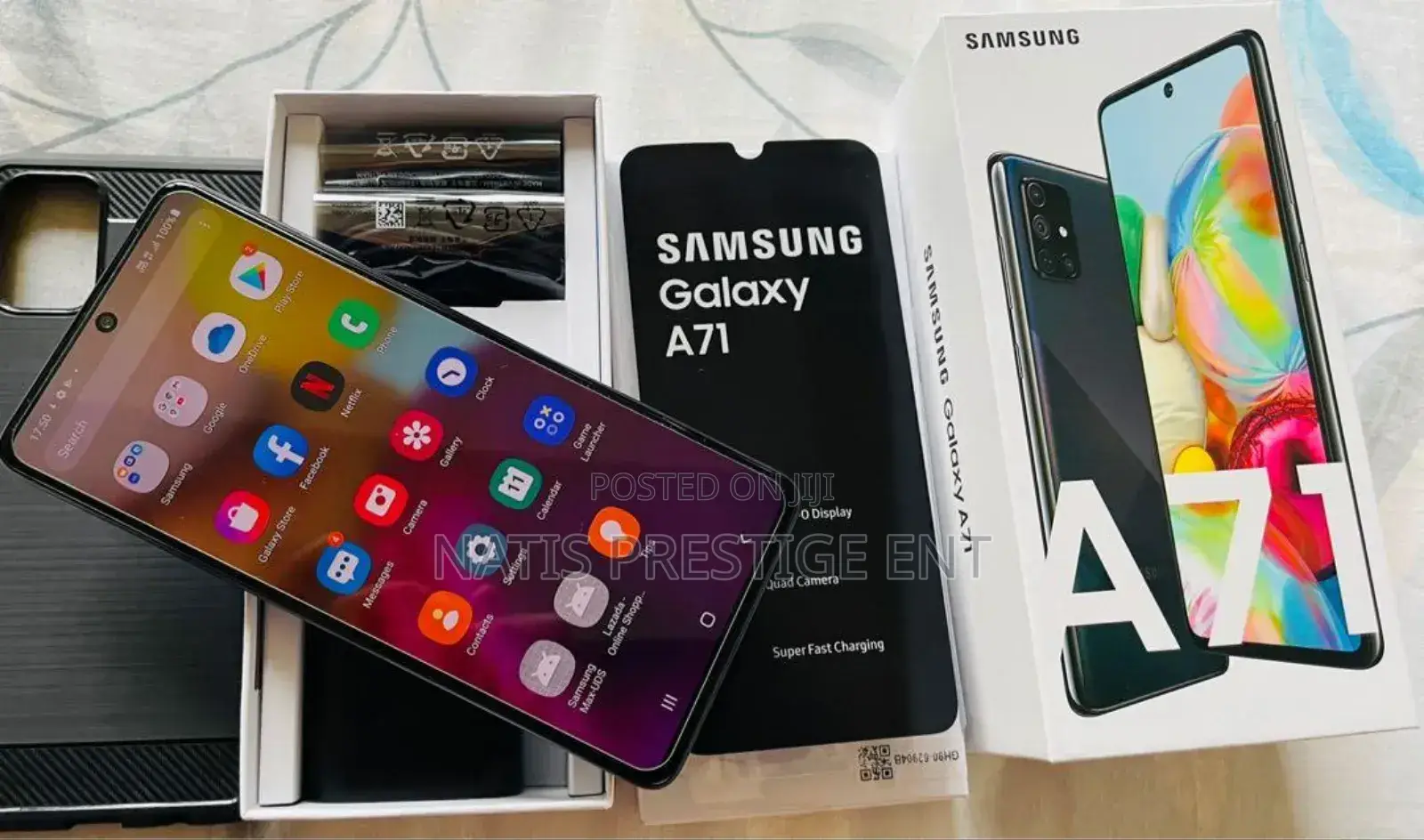 New Samsung Galaxy A71 5G UW 128 GB Black