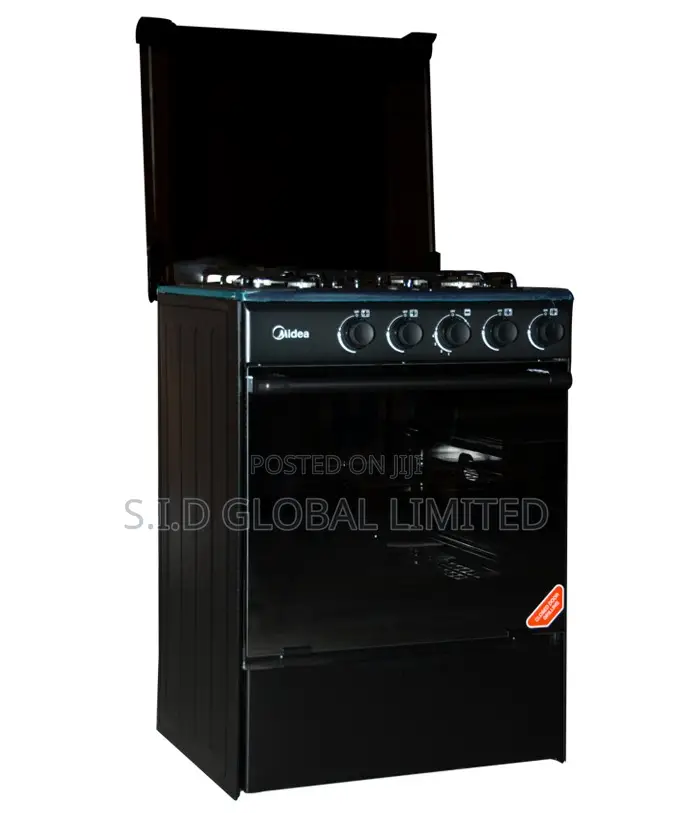 Rediscover Midea-4 Burner-Gas-Cooker-M-Sniper60-Black