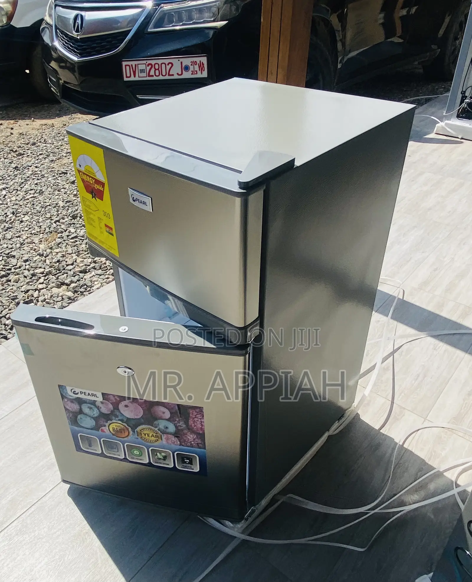 Shop Quality Pearl Double Door Table Top Electric Fridge.