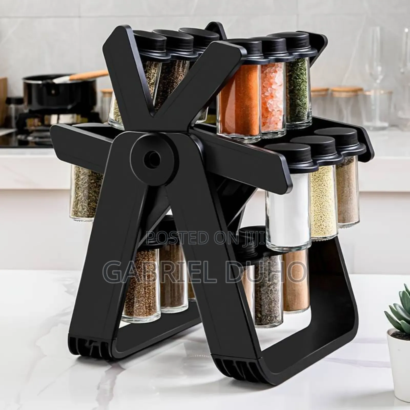 18 Jar Rotating Spice Rack