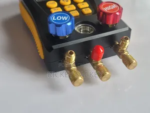 Autool Lm120+ Digital Manifold Gauge Ac Vacuum Temp Leakage