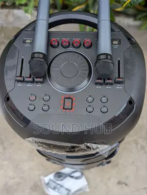 Powerful Sound Speaker With 2 Microphones