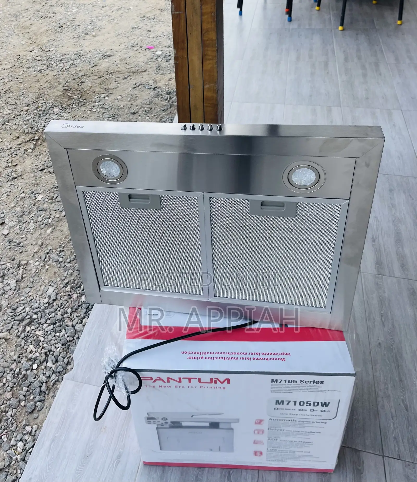Check Authentic Midea 60m21 60cm Electric Range Hood(Gray).