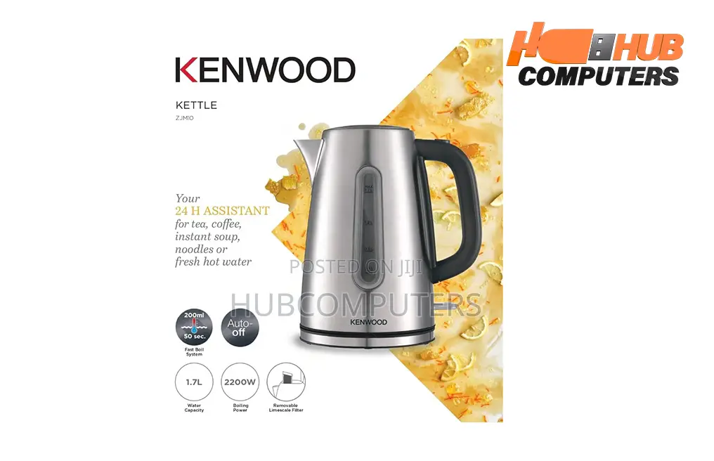 Kenwood -Zjm10 Kenwood Kettle 1.7 LTR Steel
