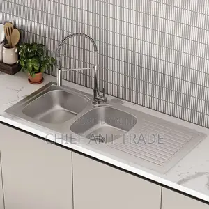 Sliver Kitchen Sink (12050-2ls) Double