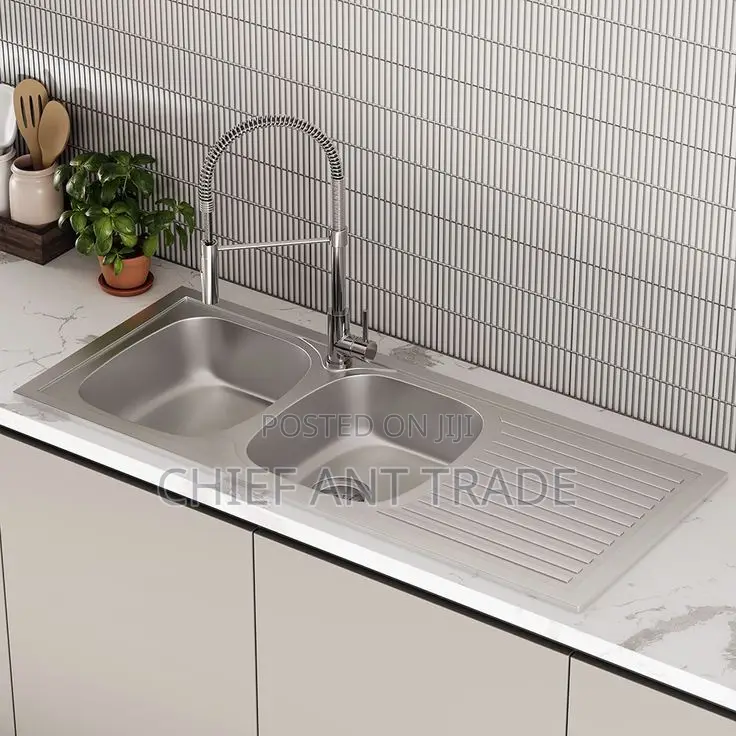 Sliver Kitchen Sink (12050-2ls) Double