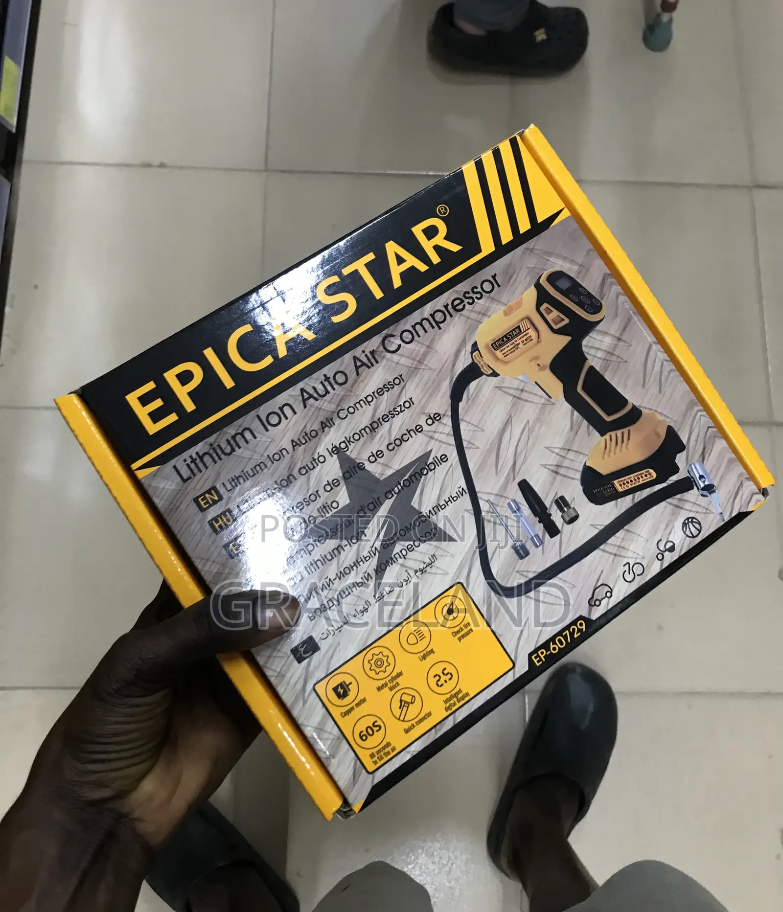 This Original Epica Star Auto Air Compressor for All Cars
