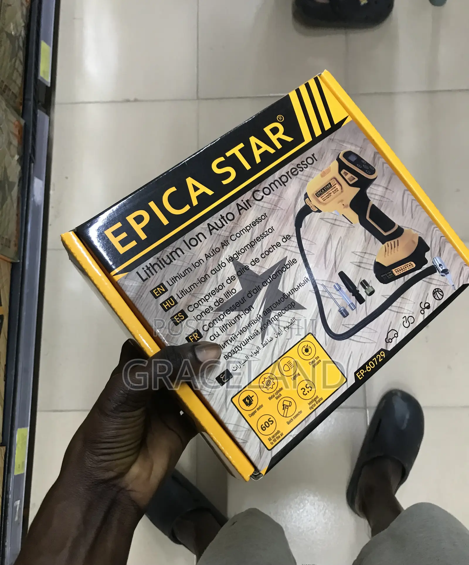 This Original Epica Star Auto Air Compressor for All Cars