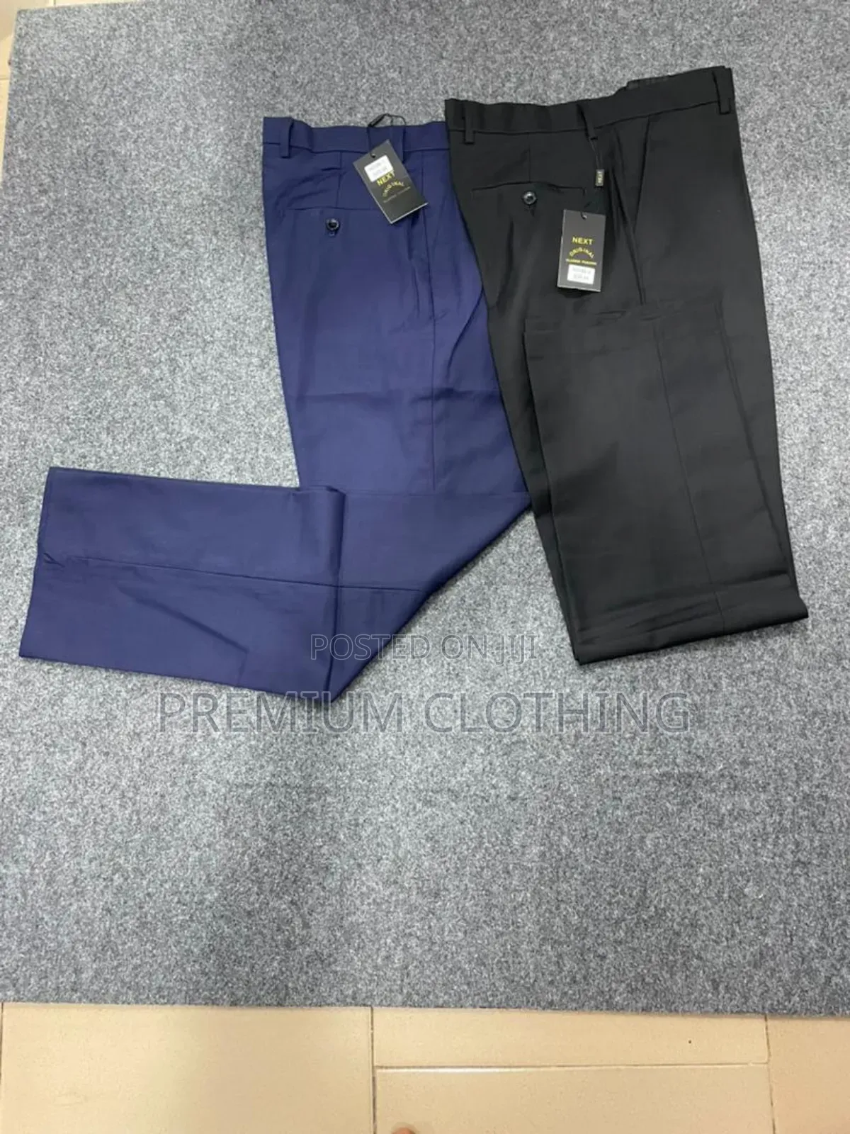 Zara Plain Official Material Trousers for Men