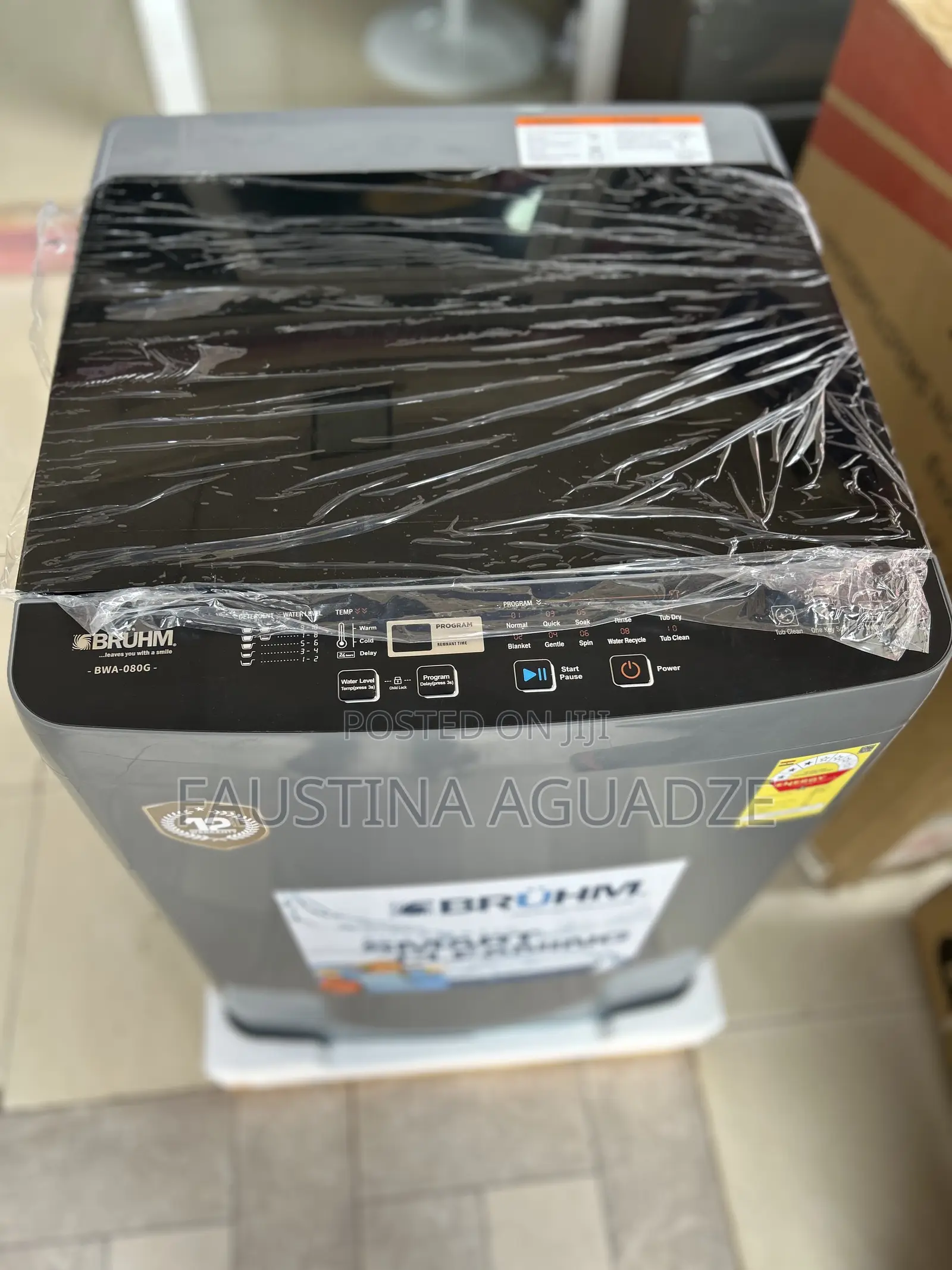 Bruhm 8kg Fully Automatic Top Load Washing Machine