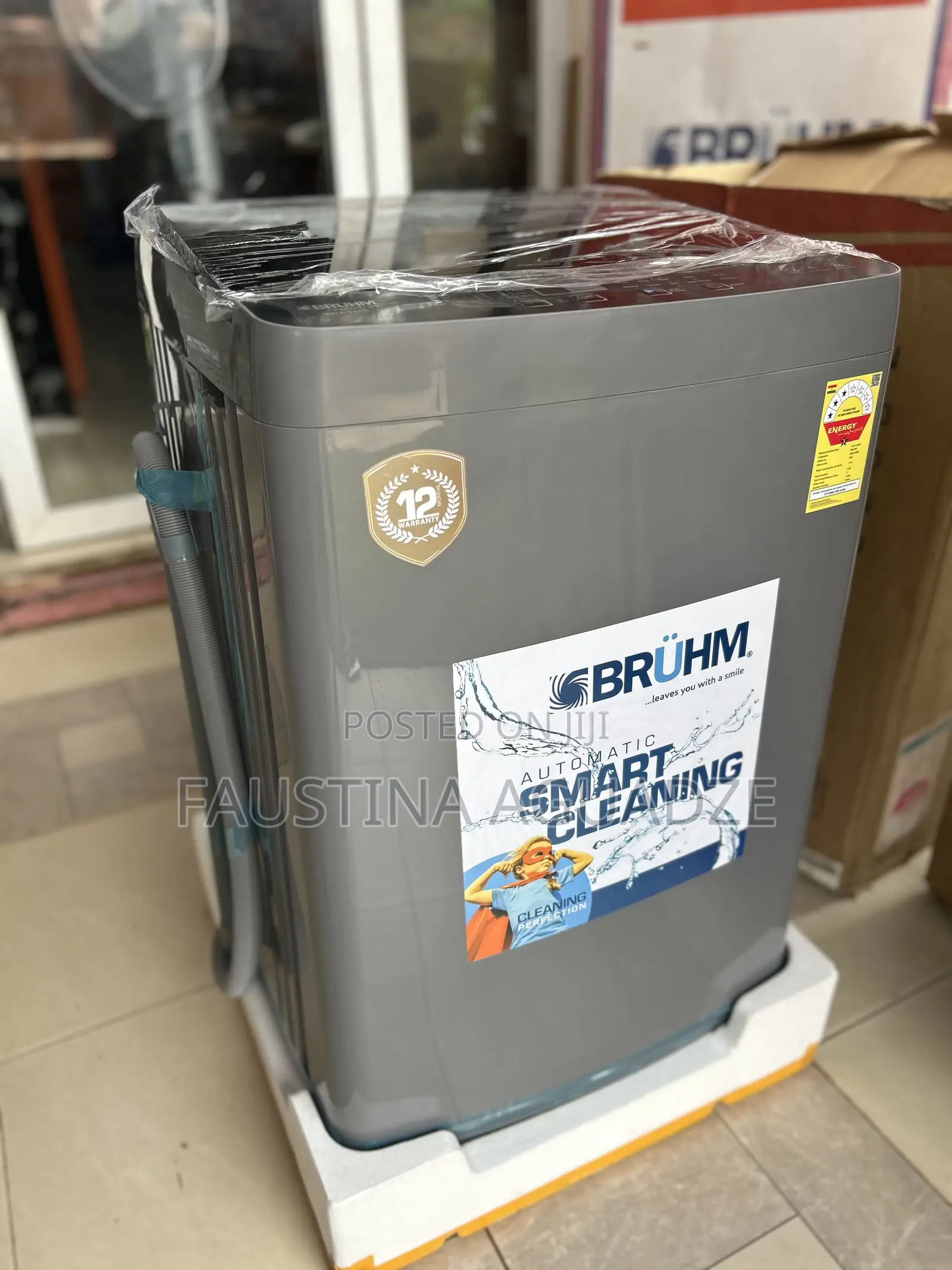 Bruhm 8kg Fully Automatic Top Load Washing Machine