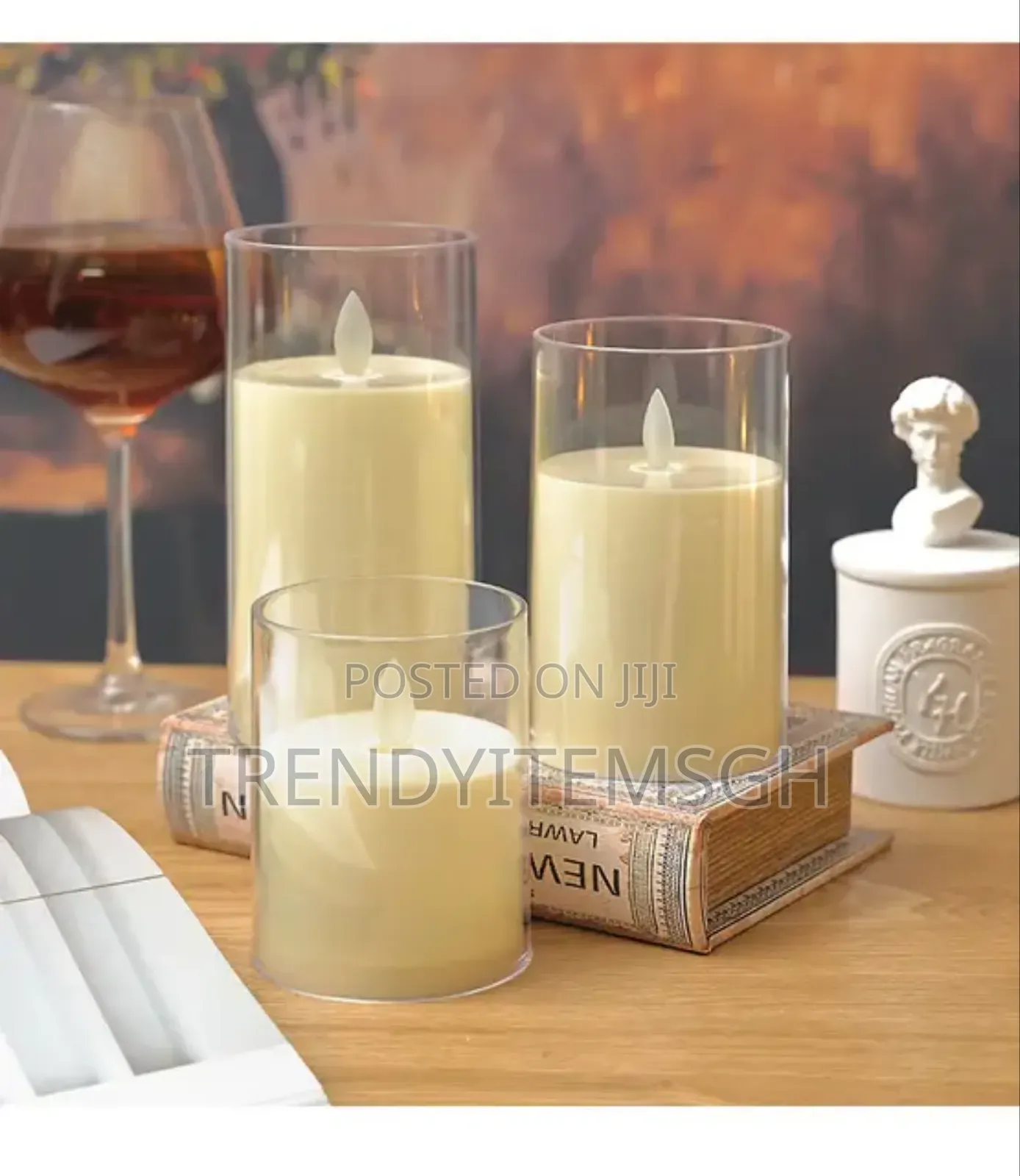 12pcs Decorative Crystal Led Candle Light