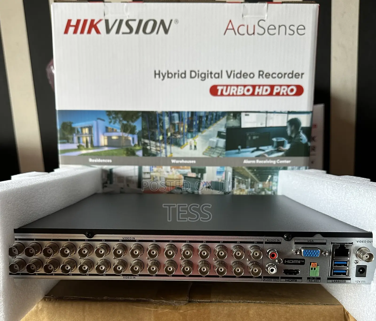Hikvision 32ch DVR /5mp Acusense Ai 2hhd Slot