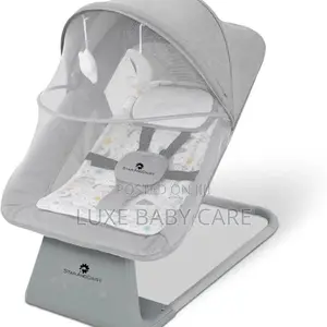 4-in-1 Deluxe Baby Swing With Bluetooth and Remote Control