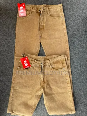 Available Jeans Trousers in Sizes for Men.