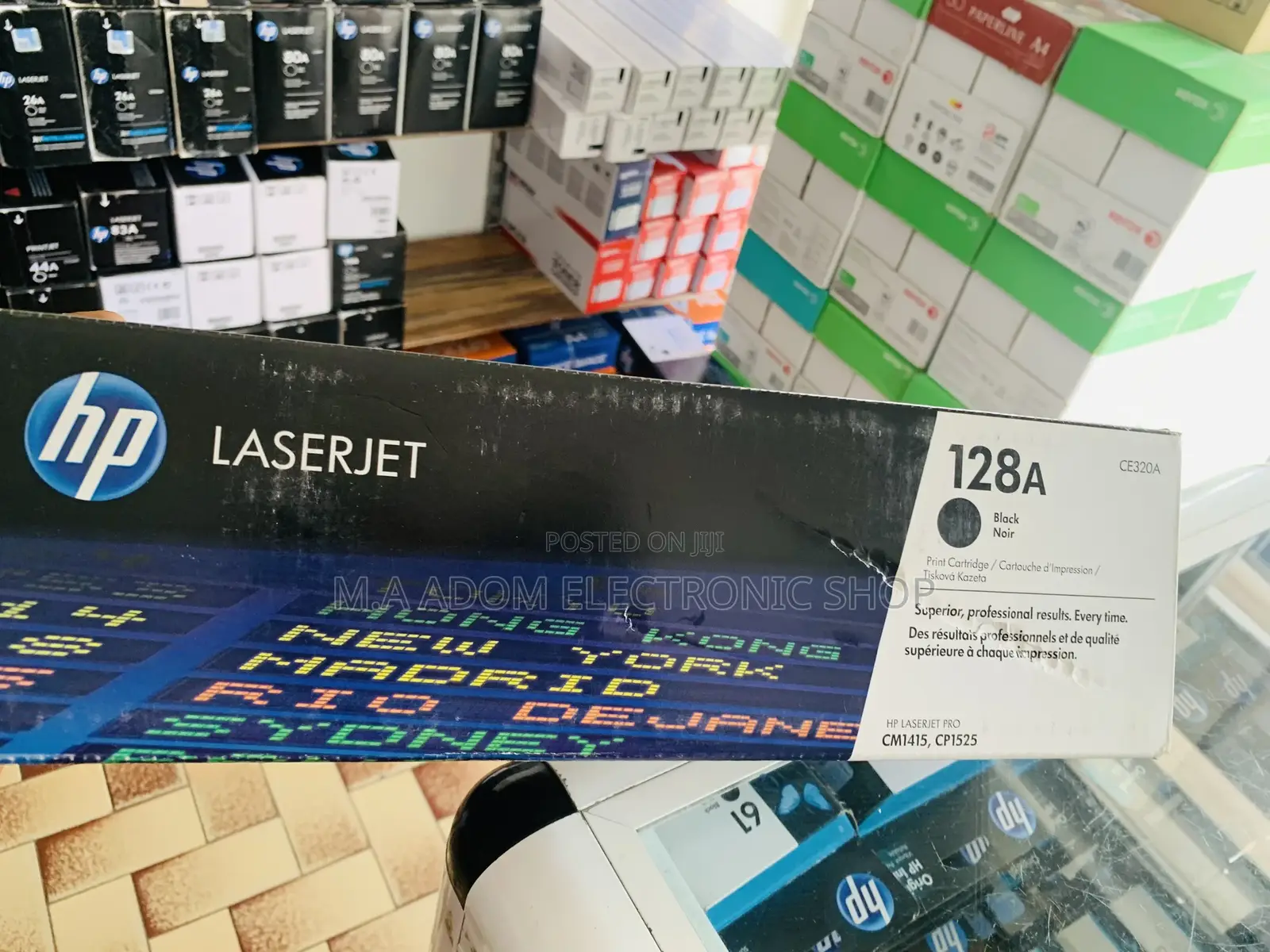 HP 128A (CE320A) Black Original Laserjet Toner Cartridge