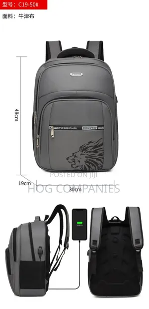 Waterproof Multifunctional School Bag Laptop Travel Backpack