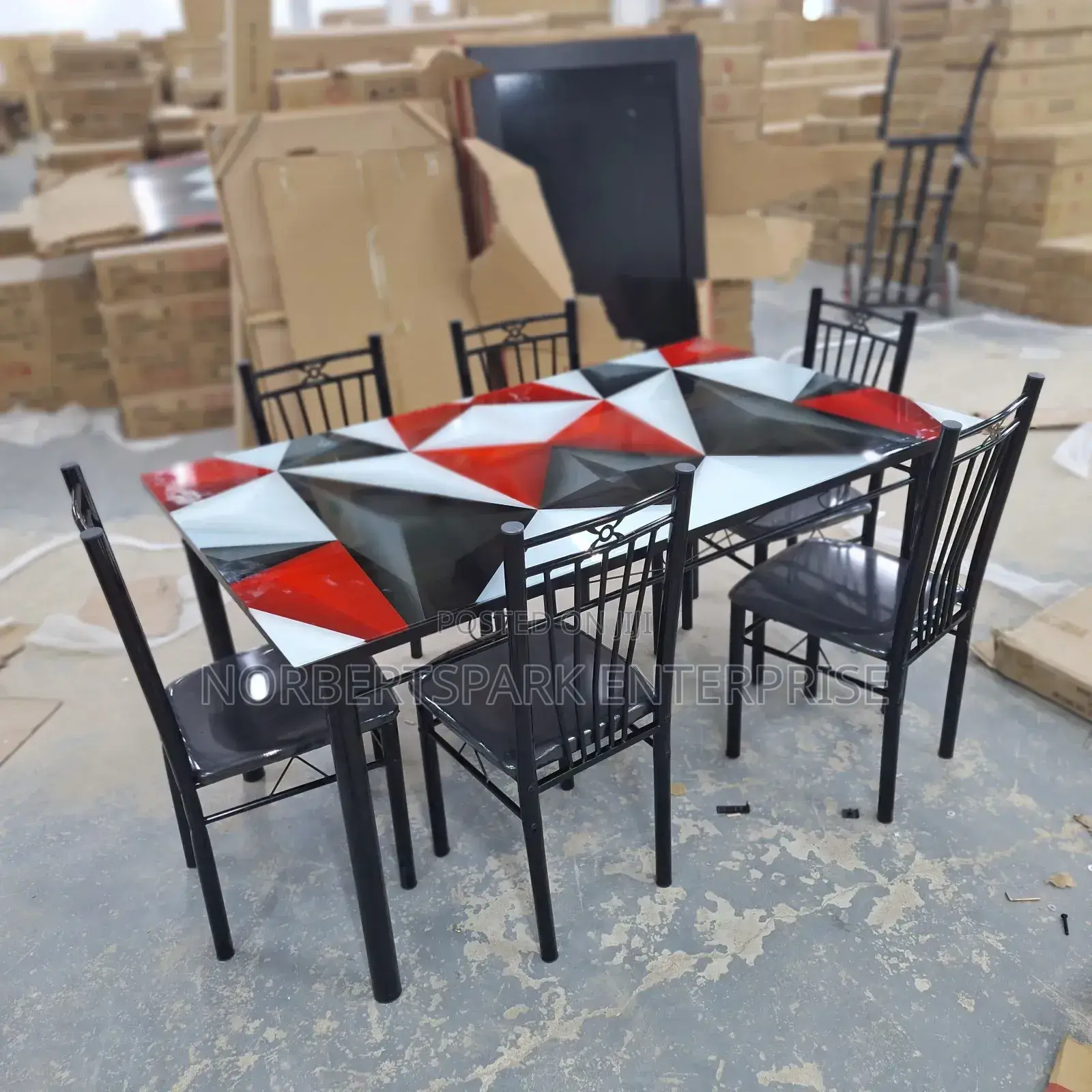Dining Set(6 Chairs+Table)