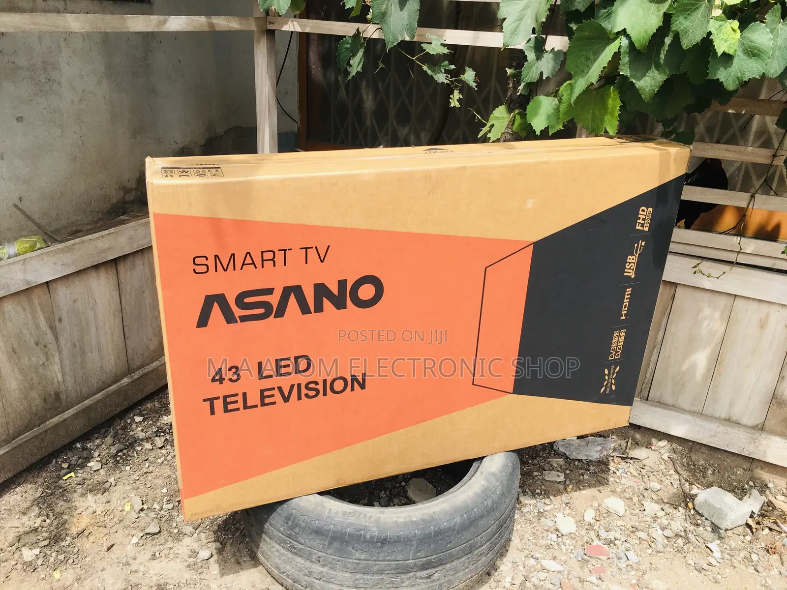 Asano 43inches Smart Tv Black USB Hdmi